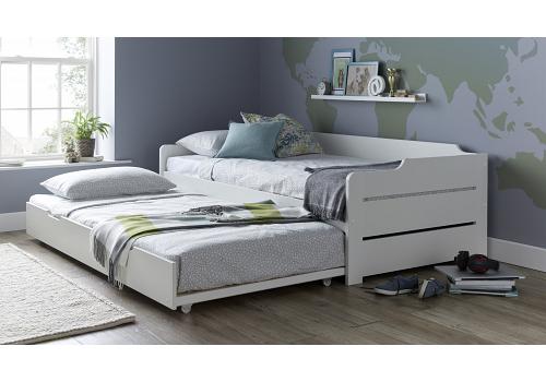 Copa 3ft single white,wood,twin guest bed frame 1